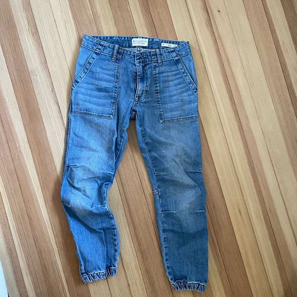 Nili Lotan Blue military Women Jeans